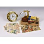 Channel Island interest - Rummage tray, comprising various banknotes to include Jersey Occupation