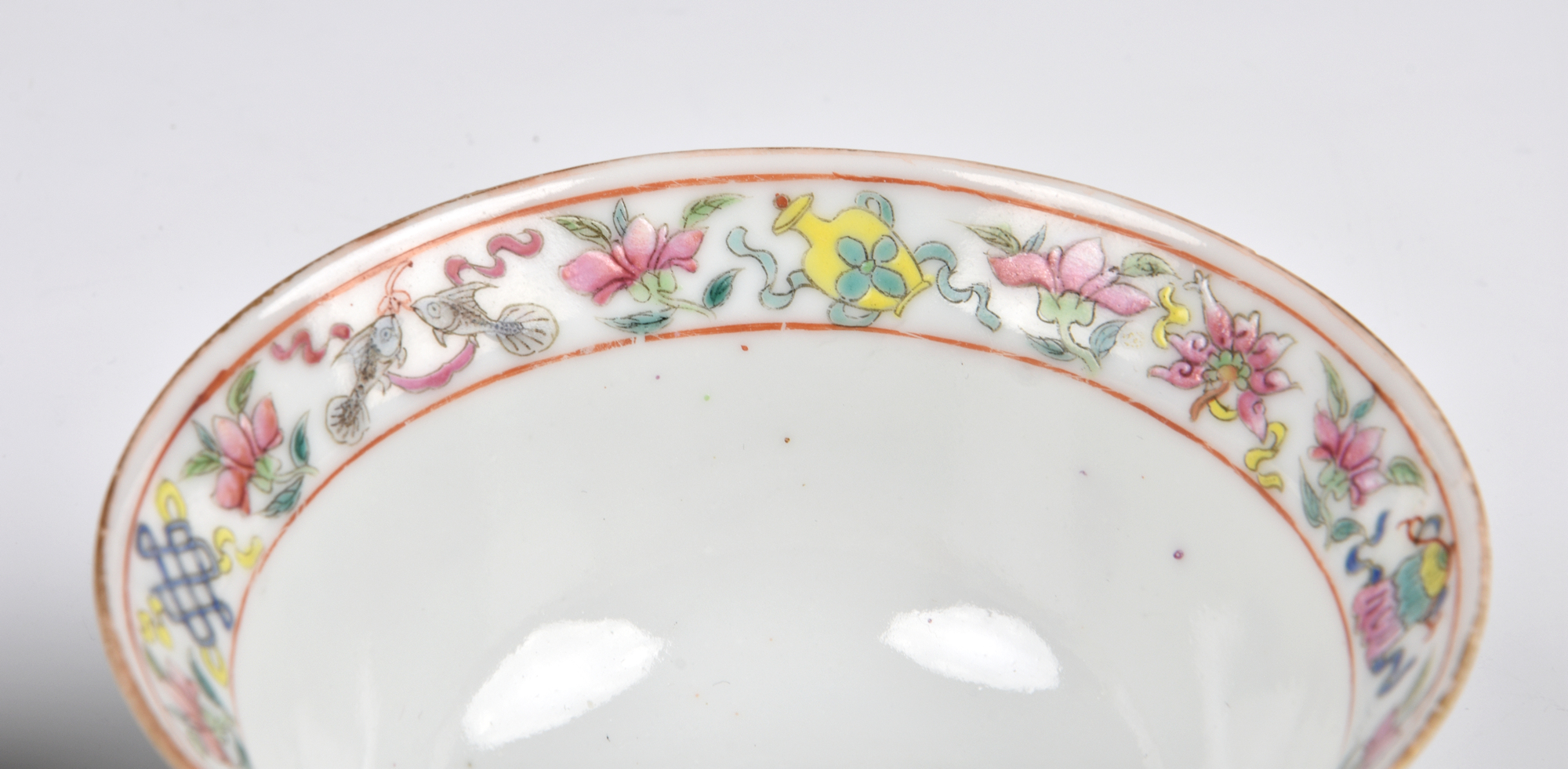 A closely matched pair of Chinese famille rose cockerel dishes, one with Xianfeng (1851-61) four - Image 9 of 15