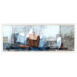 Frederick Donald Blake RI, RSMA (Scottish, 1908-1997), Sailing Boats. watercolour and pen & ink on