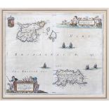 Joan Blaeu (1596-1673), Map of Jersey and Guernsey, inscribed "Sarnia Insula, Vulgo Garnsey et