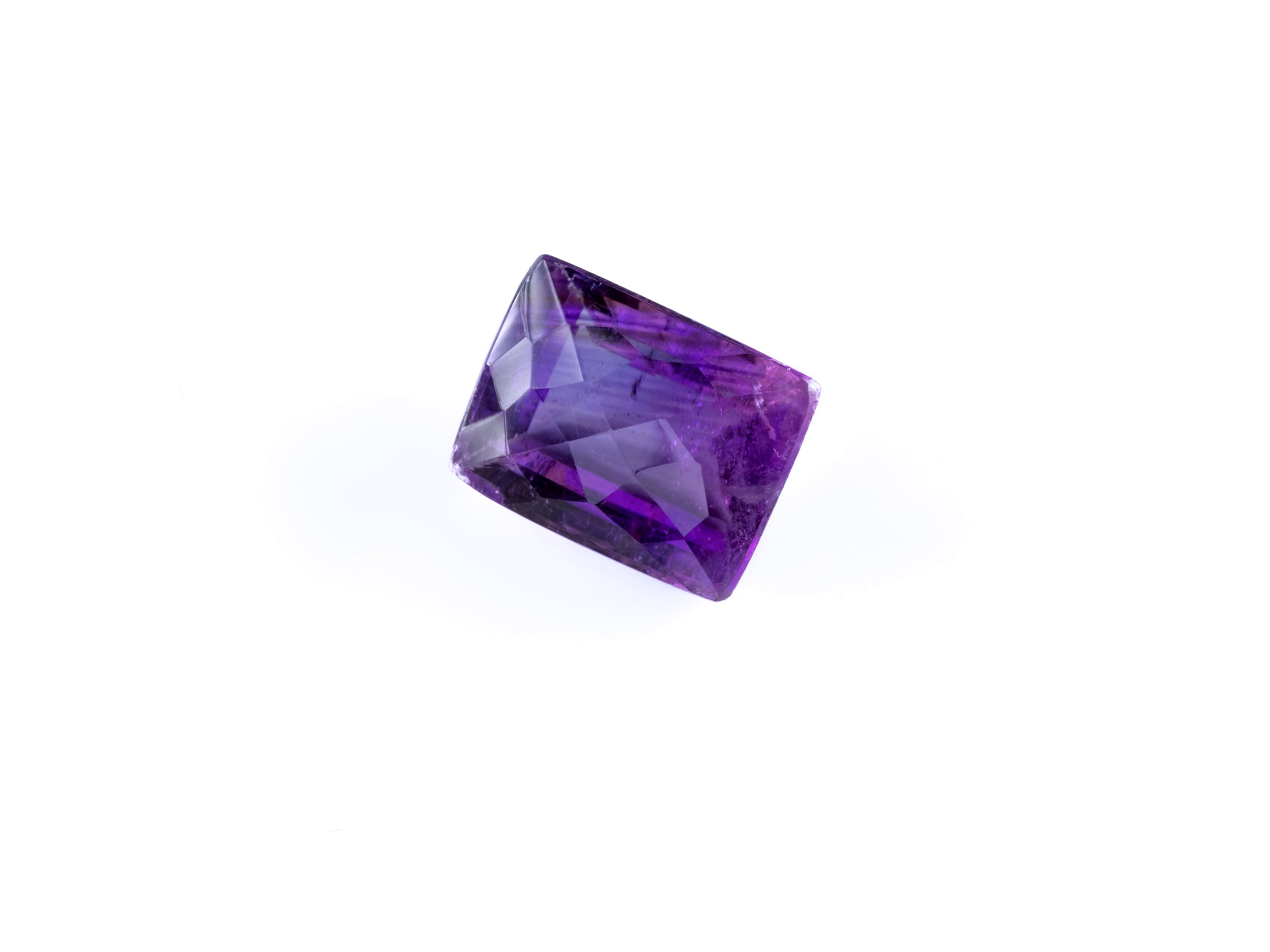 Four loose amethysts, of varying size and cuts, the largest measuring approx. 7.5mm in length. (4). - Image 2 of 2