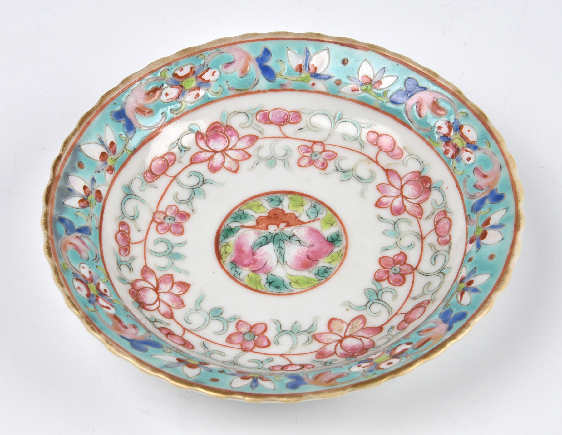 A pair of Chinese famille rose small dishes, Tongzhi (1862-74) seal marks and probably of the - Image 15 of 18
