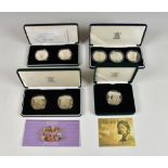 Numismatics interest - Collection of various cased Silver Proof Coins, comprising a 2001
