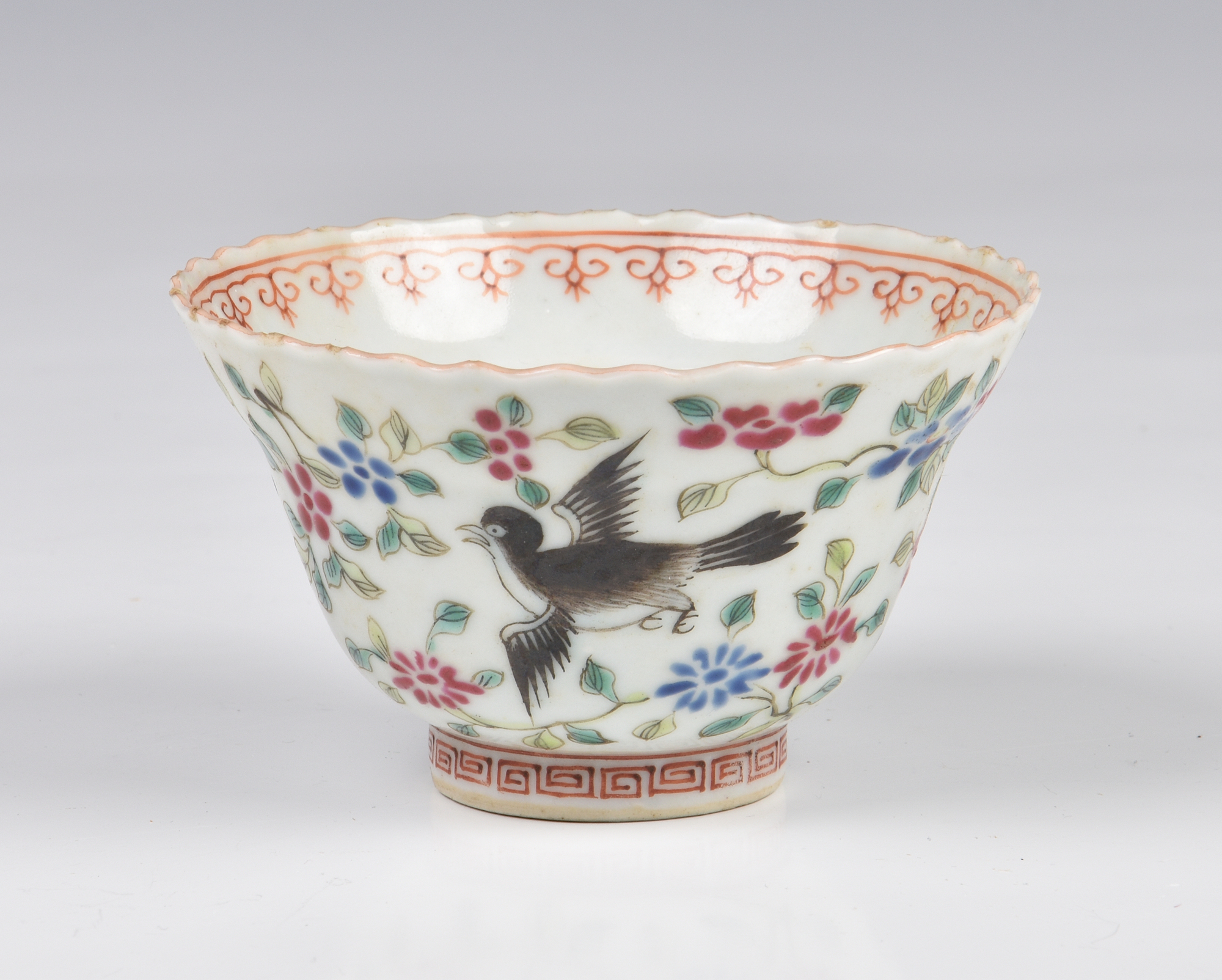 Five Chinese famille rose small bowls, 19th / early 20th century, including a matched pair of - Image 11 of 19