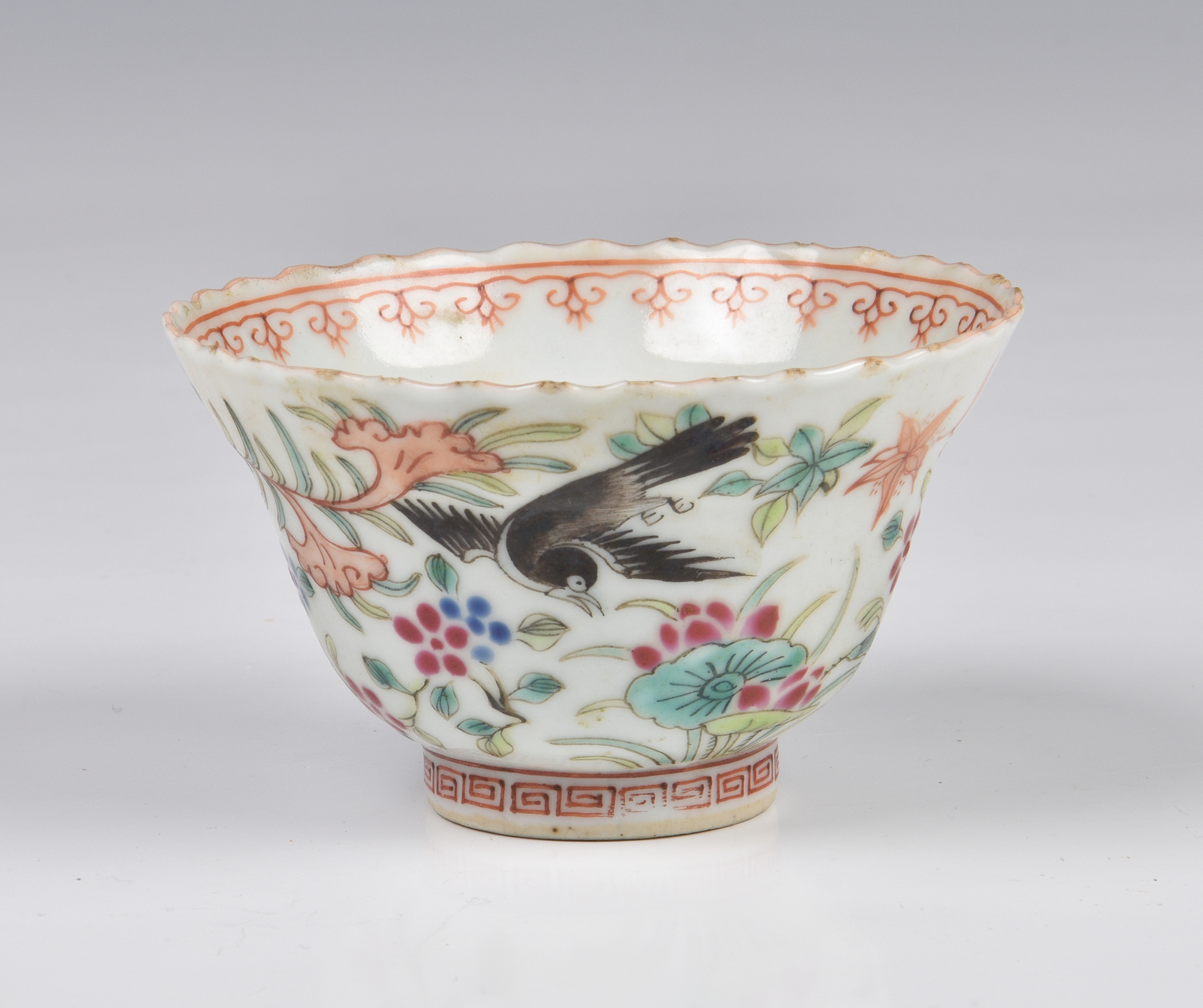 Five Chinese famille rose small bowls, 19th / early 20th century, including a matched pair of - Image 12 of 19