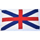 An unknown Red, White and Blue Naval ensign / flag