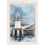 Gerry Seward (British, 20th century) ‘The Lighthouse, St Peter Port’; Victoria Pier, St Peter Port