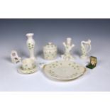 A collection of Belleek Pottery giftware