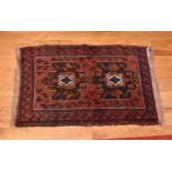 A small Afghan Belutsch rug