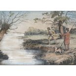 after Henry Thomas Alken (1784-1851), a pair of hand coloured aquatints of fishermen