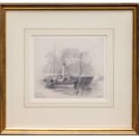 Lemon Hart Michael (British, 1824-1902) 'Guernsey, The Rescue' pencil