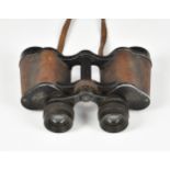 A pair of Carl Zeiss Jena 8x30 binoculars no. 1042455, leather cased.