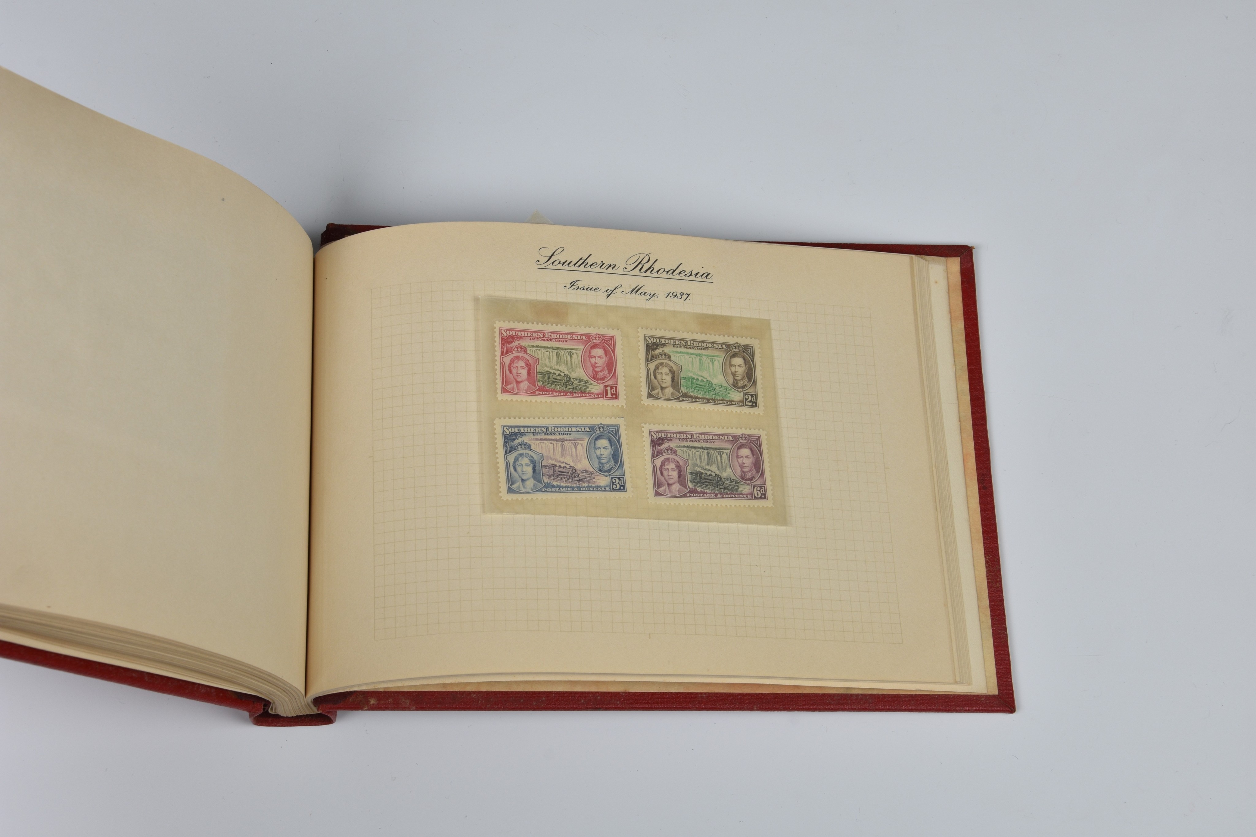 Philately interest - King George VI Coronation mint Commonwealth stamp collection, in 1937 F. G. - Image 3 of 5