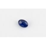 A loose, unmounted cabochon sapphire, approx. 8.5 x 6mm..