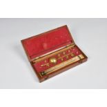 A Sikes Hydrometer in mahogany inlaid box, by L. Lumley & CO Ltd, 1 America Square London, the
