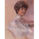 Frederick Sands R.I. (British, 1916-1992), Portrait of Mrs Sonia Hamon. * oil on canvas, signed