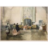 After Sir William Russell Flint RA, PRWS, RSW (Scottish, 1880-1969), “Argument in Ballet”,