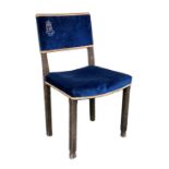 A Queen Elizabeth II Silver Jubilee commemorative chair by Hands of Wycombe, c.1977, no. 1645, a