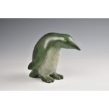 Anita Mandl (Czech-British, b.1926), Penguin, bronze, signed with initials and numbered 5/7 to
