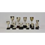 Royal Signals interest - boxing trophies, awarded to Captain John Mark Noel Richardson, Lightweight,