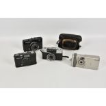 Olympus Cameras, to include Olympus Trip 35, No.456732, D. Zuike 1:28 F=40mm Lens, cased; Olympus-