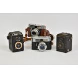 Four Voigtlander cameras, to include VITO CLR, with Lanthar 2,8/50 Lens, cased; VITO CL, with