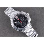 A TAG Heuer Formula 1 stainless steel chronograph bracelet wrist watch, ref. CAU1112, quartz