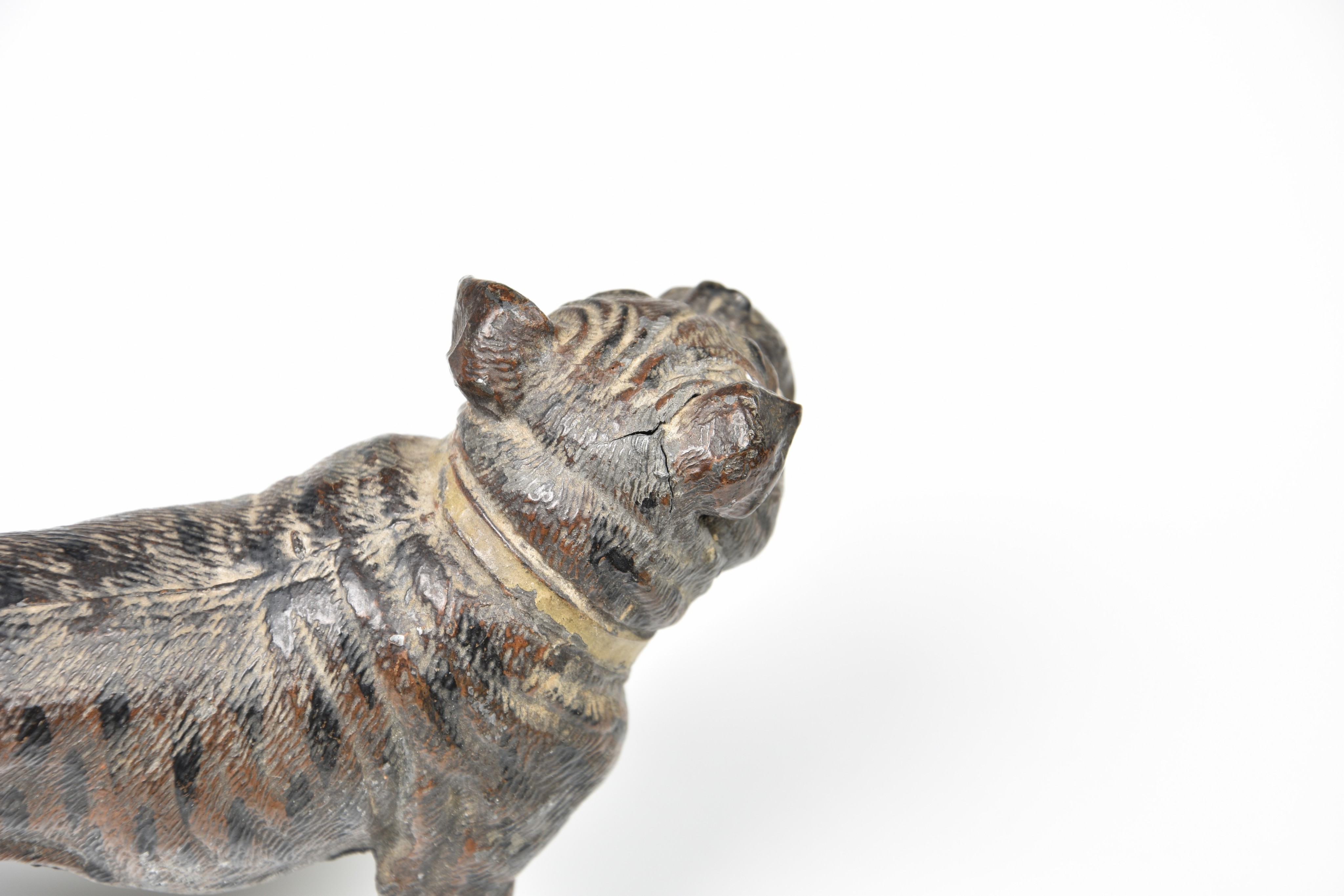 A German cold painted lead figure of a pug dog, early 20th century, 3in. (7.6cm.) high; together - Image 5 of 5