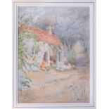 Ethel Sophia Cheeswright (British, 1874-1977), 'L'Ecluse, Sark'. * watercolour, signed with initials