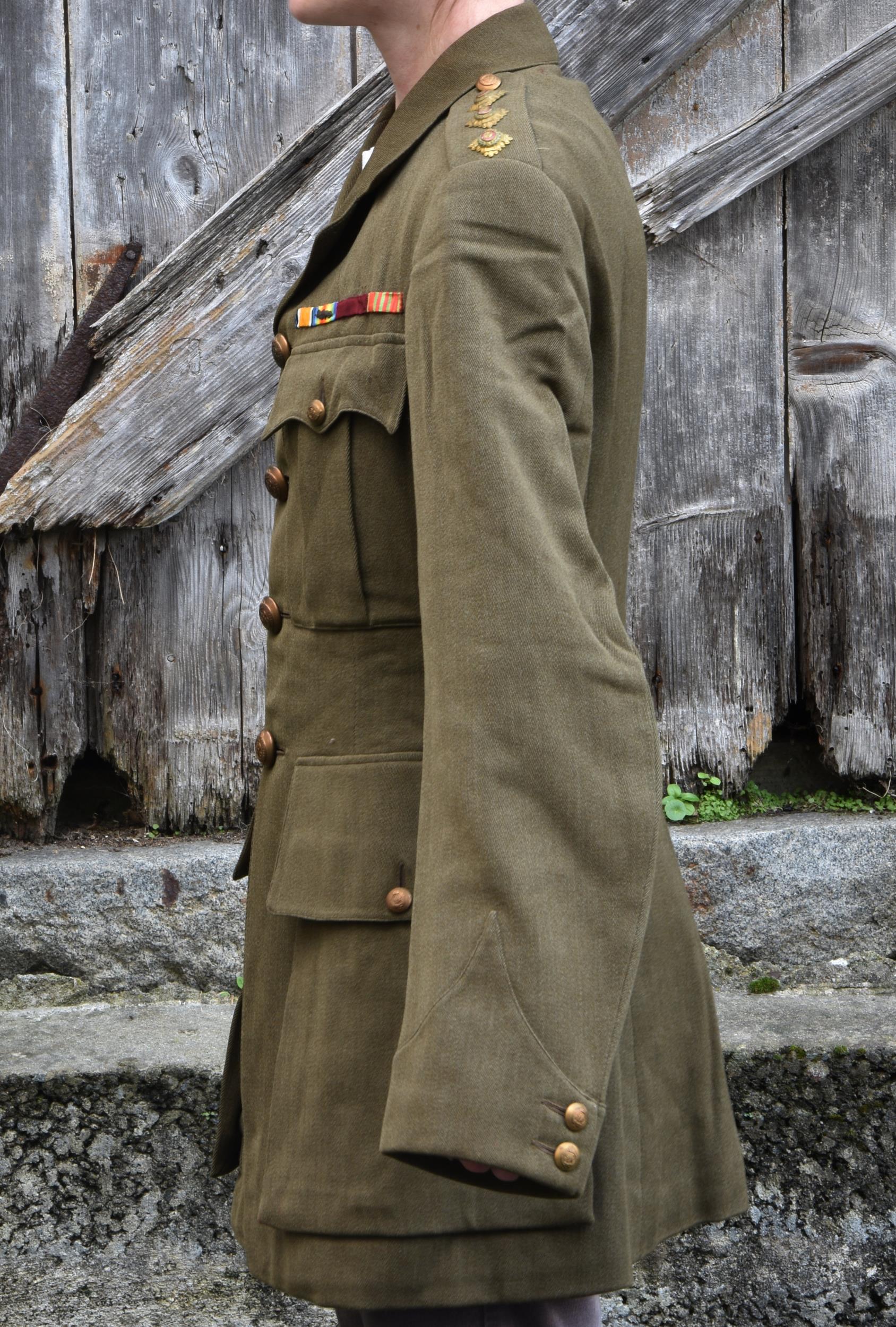 Royal Jersey Infantry interest - Lord Alexander Coutanche's uniforms contained in metal trunk, the - Image 7 of 19