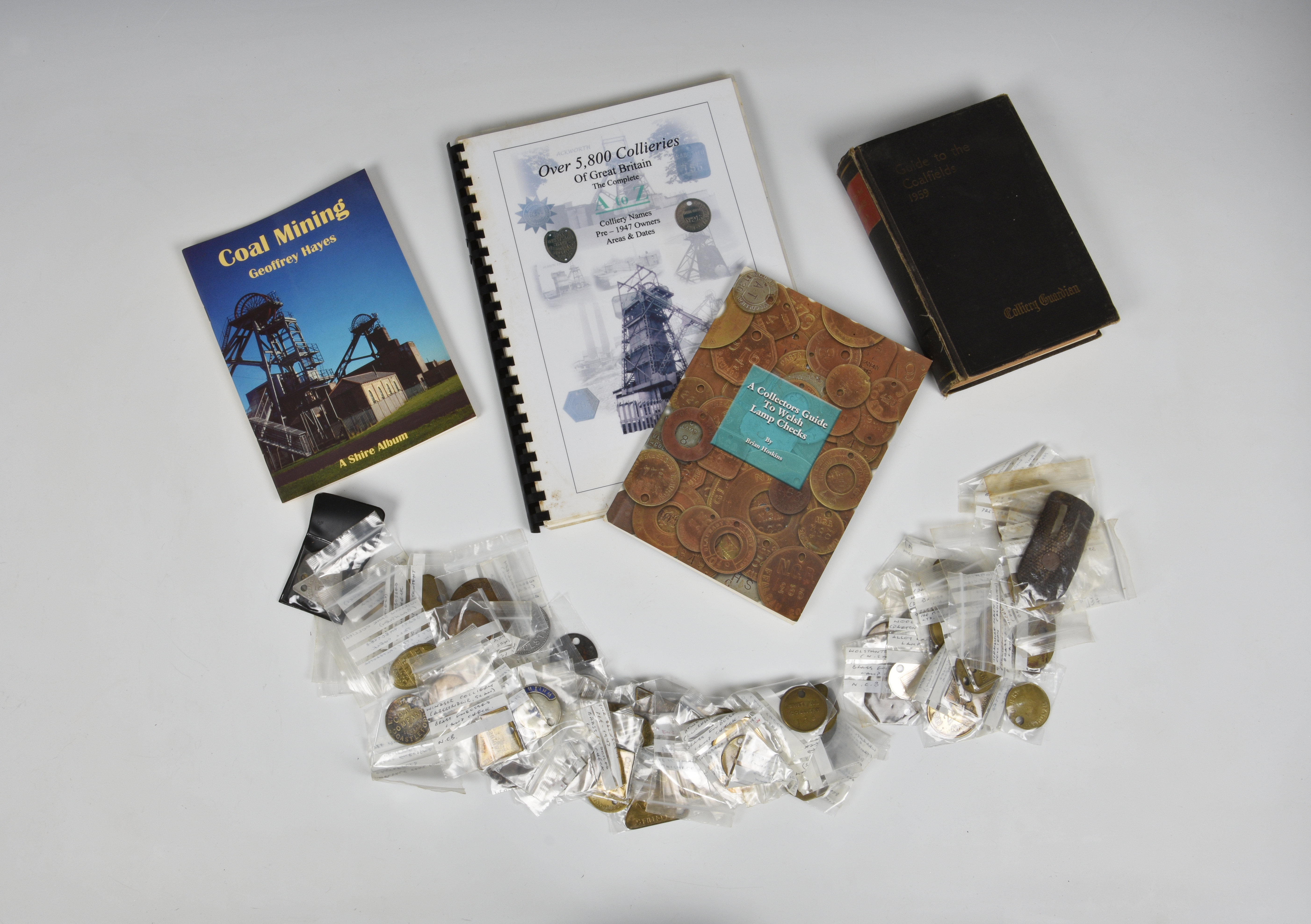 Mining interest - An assorted collection of Ninety Five Colliery and associated brass and white