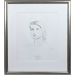 Henry Moore O.M., C.H. (British, 1898-1986), 'Head of Girl', soft ground etching, 1981, on wove