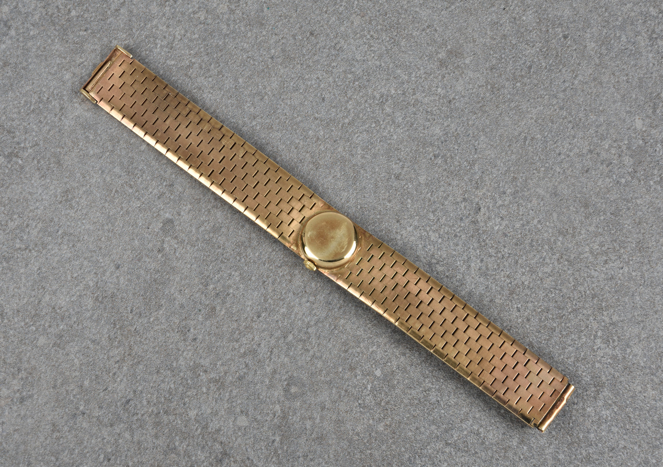 A vintage 9ct gold ladies Rodania manual wind bracelet watch, hallmarked London 1969, the - Image 2 of 2