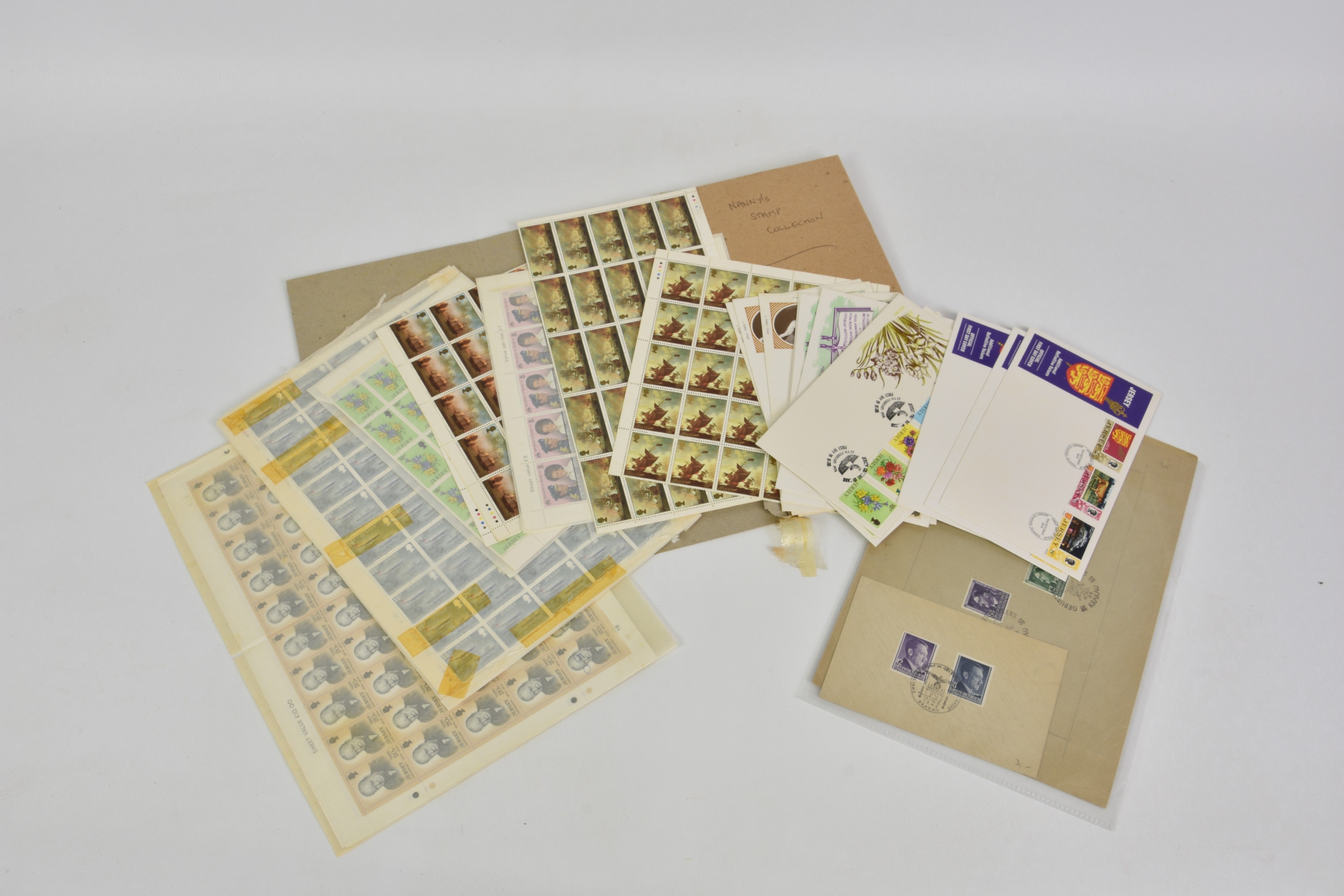 A collection of Jersey / Guernsey and UK stamps, comprising over eighty Jersey presentation packs; - Image 3 of 3