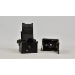 An Ensign Focal Plane Roll Film Reflex Camera, Pat No. 271145, together with a Ensign Klito. (2)