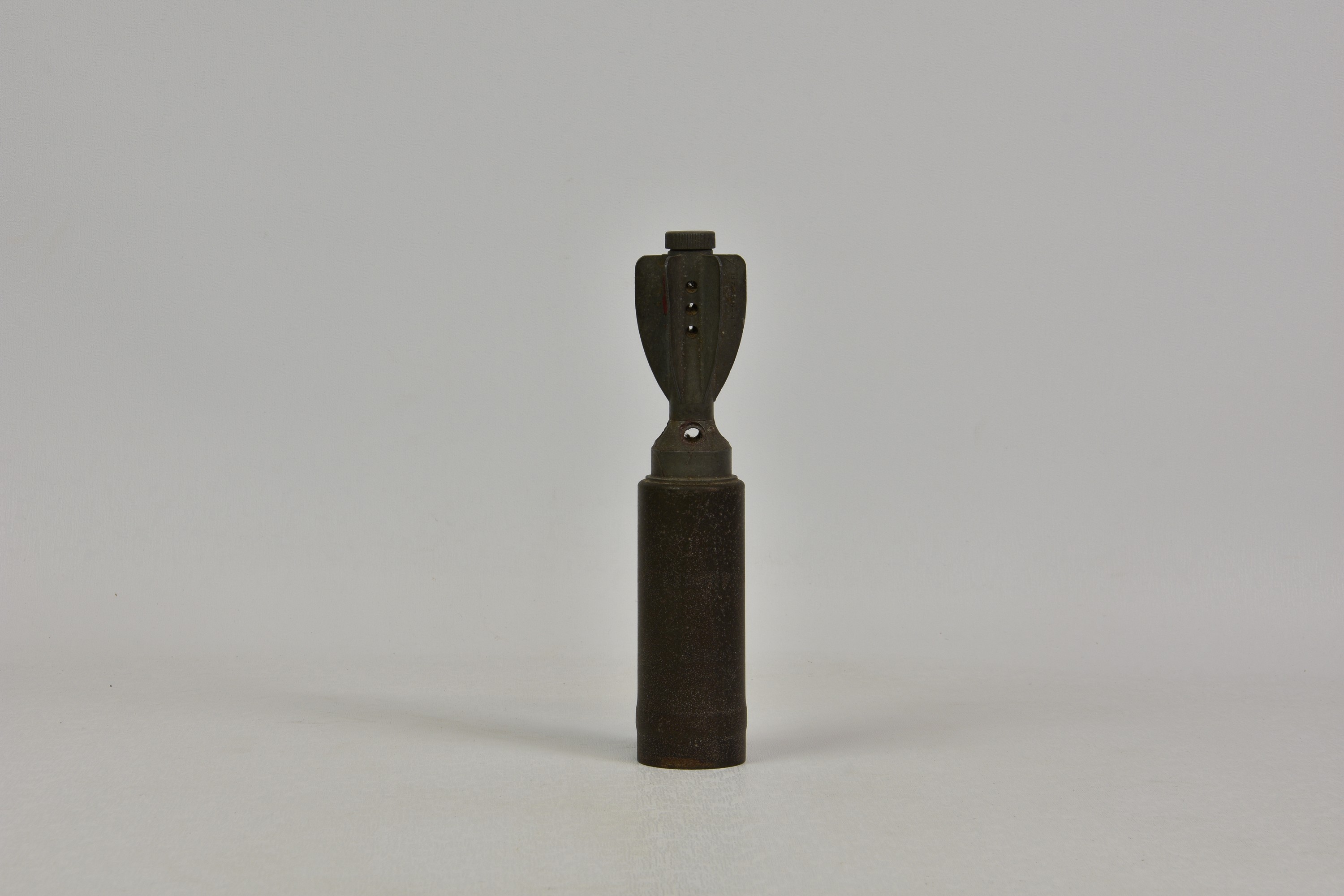 An original WWII British 2-inch high explosive mortar, no fuse etc, just shell, 9½in. (24.1cm.) - Image 3 of 3