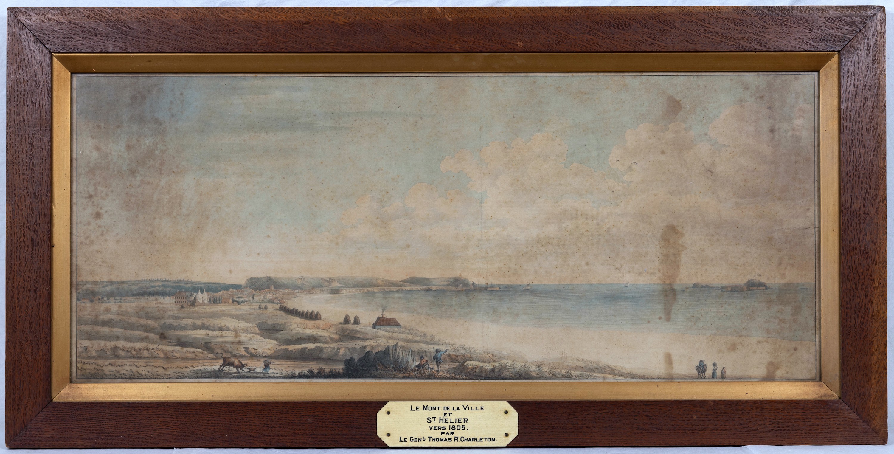 Lieutenant General Thomas R. Charleton, “Le Mont de la Ville et St Helier vers 1805”. *