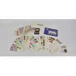 A collection of Jersey / Guernsey and UK stamps, comprising over eighty Jersey presentation packs;