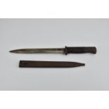 A Second War German Mauser K98 bayonet in semi-relic condition, by Carl Eickhorn, No.8555 with steel