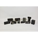 A collection of vintage KODAK cameras, to include SIX-20 Brownie E; 2 x Brownie No. 2 black &