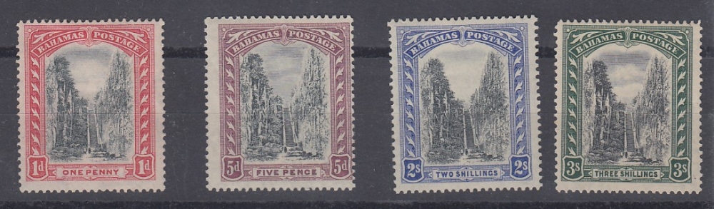 STAMPS BAHAMAS 1901 mounted mint set to 3/- Sg 62-70