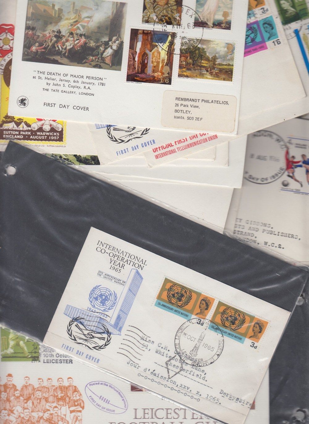 STAMPS FIRST DAY COVERS Small batch of mainly 1960's FDC's and event covers,