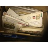 POSTAL HISTORY COVERS : All World covers in two small boxes,