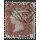 GREAT BRITAIN STAMPS : 1855 1d Red (JH) C3 plate 2,