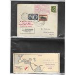 1929 Imperial Airways cover flown from Athens Greece to London , special handstamps and cachets ,
