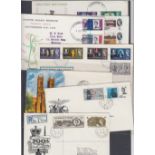 STAMPS FIRST DAY COVERS Small batch of 1960's Illustrated FDC's , 1966 Westminster, 1965 Lister,