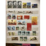 STAMPS CHINA : Four stock books and China mint and used,