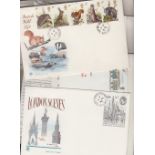 STAMPS FIRST DAY COVERS Small batch of covers mostly all cancelled by York School of Music Dover