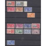 STAMPS Stock book of mint and used 1935 Jubilee to 1965,