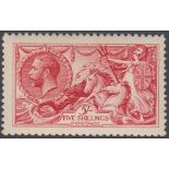 STAMPS GREAT BRITAIN : 1915 5/- Bright Carmine,